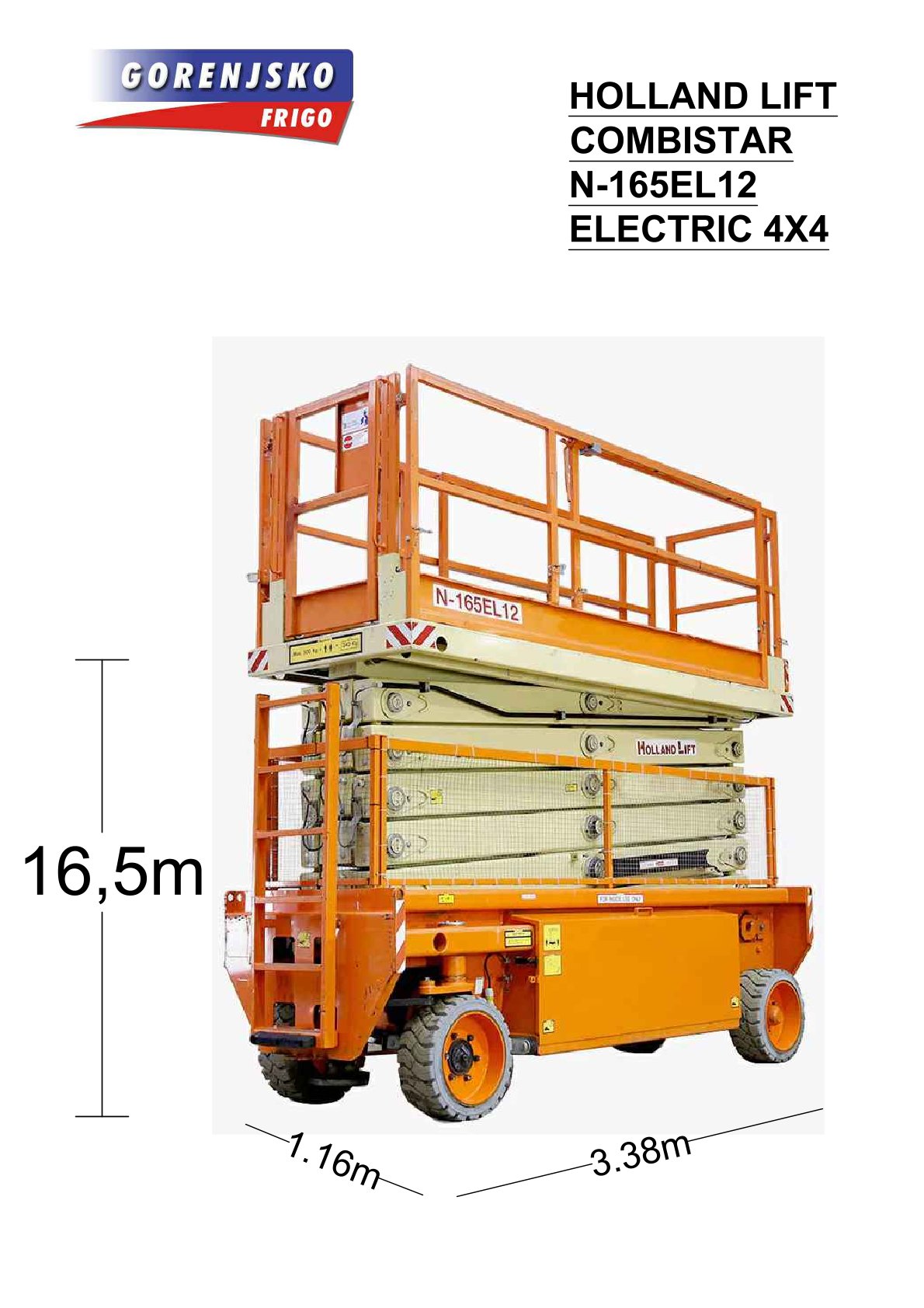 HOLLAND LIFT N164