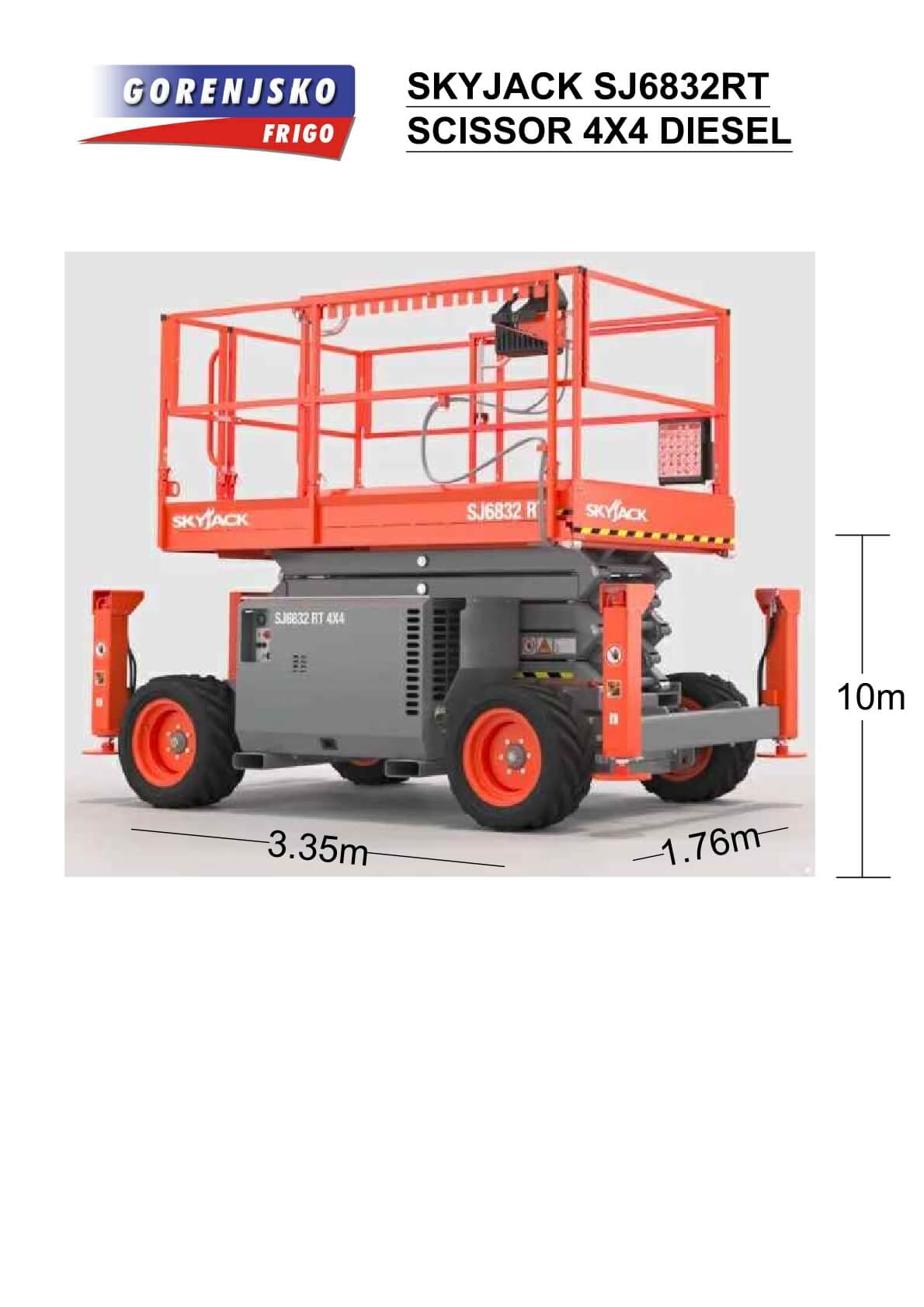 SKYJACK SJ6832 RT