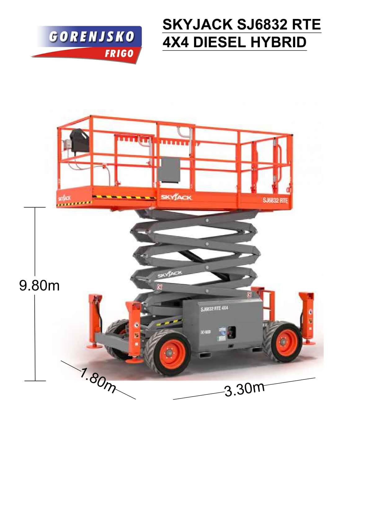SKYJACK SJ6832 RTE